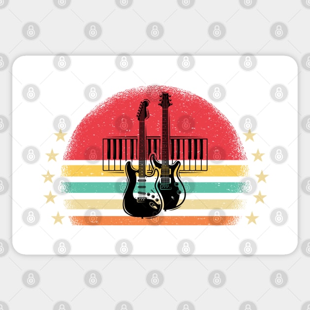 Vintage Concert Sticker by HobbyAndArt